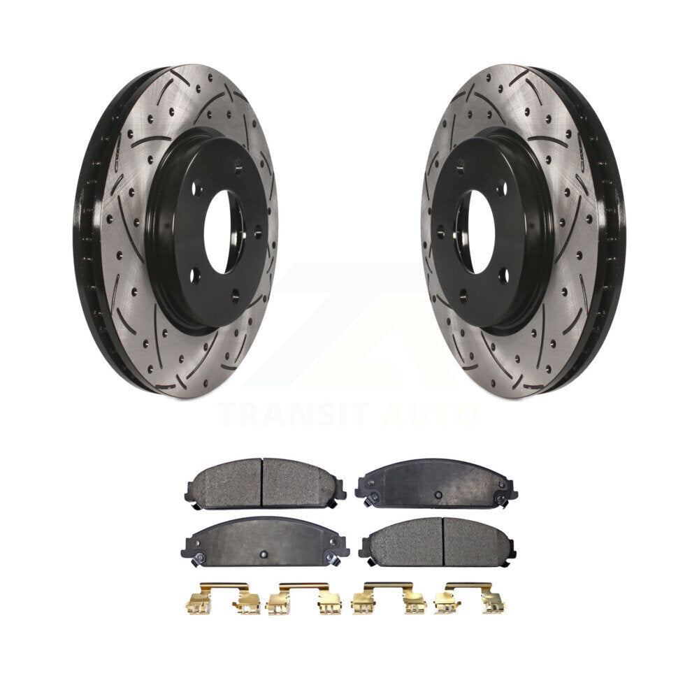 Performance Upgrade Brake Kit For 2008 Dodge Caliber SRT-4. With 276mm Diameter Front Rotor KDT-101901 Transit Auto