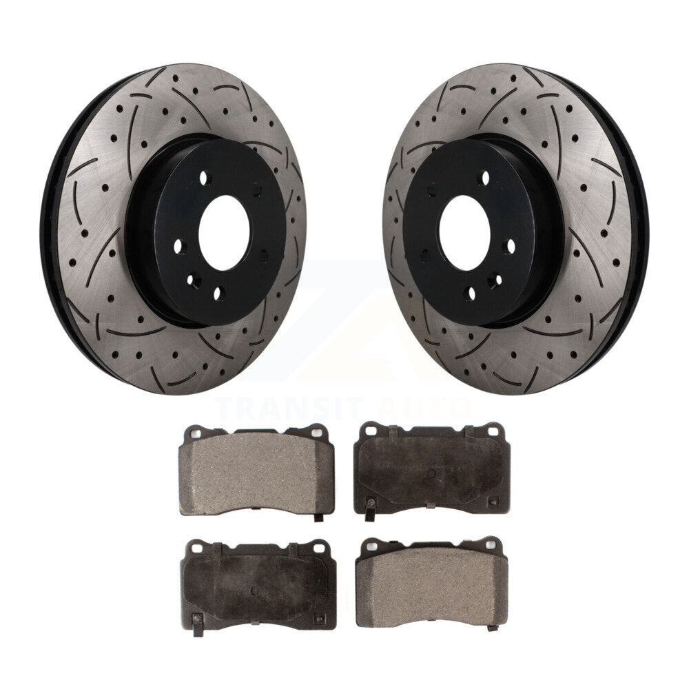 Performance Upgrade Brake Kit For 2015 Cadillac ATS With 321mm Diameter Front Rotor KDT-101904 Transit Auto