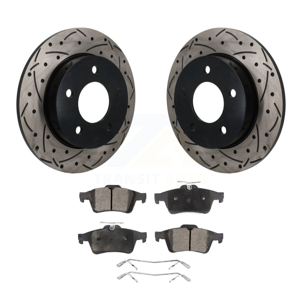 Performance Upgrade Brake Kit For 2007 Mazda 3 2.0L KDT-101839 Transit Auto