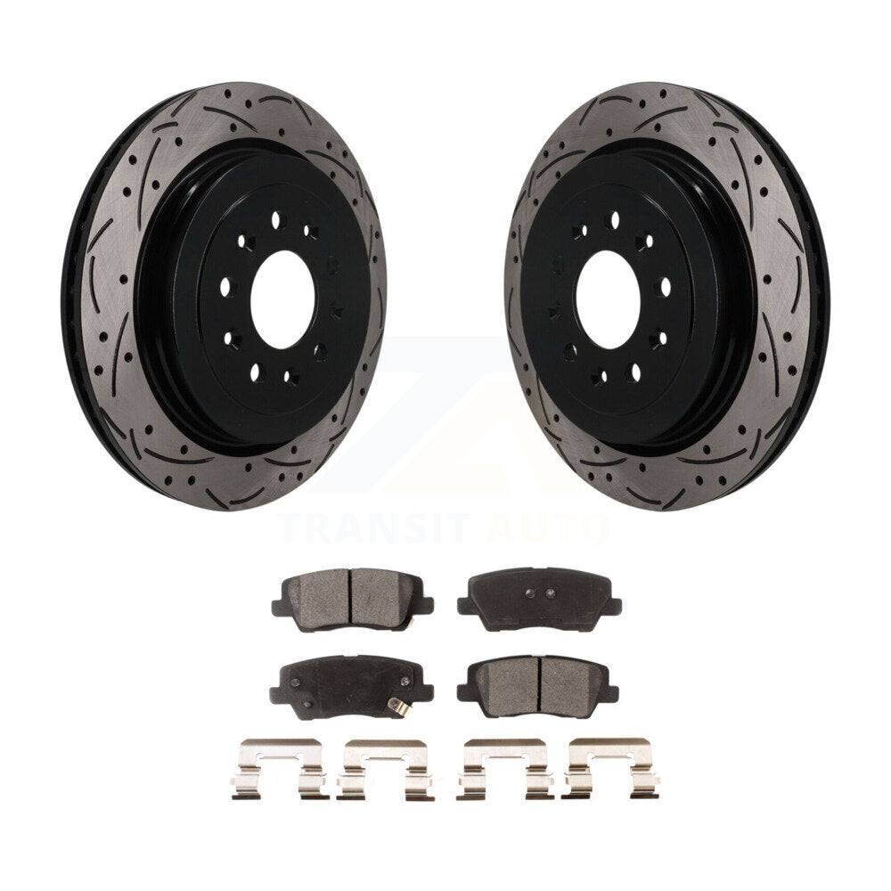 Performance Upgrade Brake Kit For 2014 Cadillac ATS With 300mm Diameter Front Rotor Transit Auto