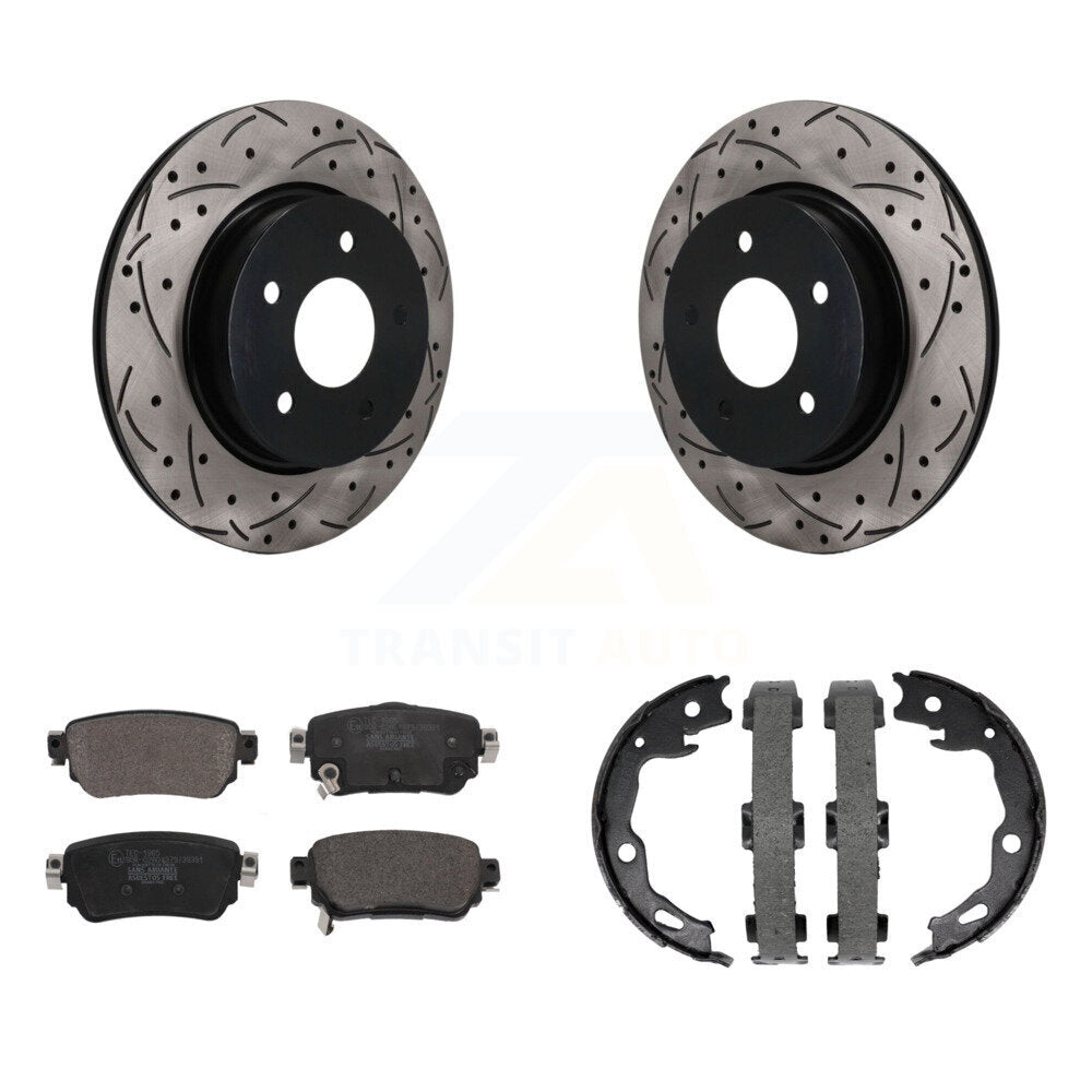 Performance Upgrade Brake Kit For 2019 Nissan Rogue FULL HYBRID EV-GAS (FHEV) engine. With Electric Parking Brake KDT-101914 Transit Auto