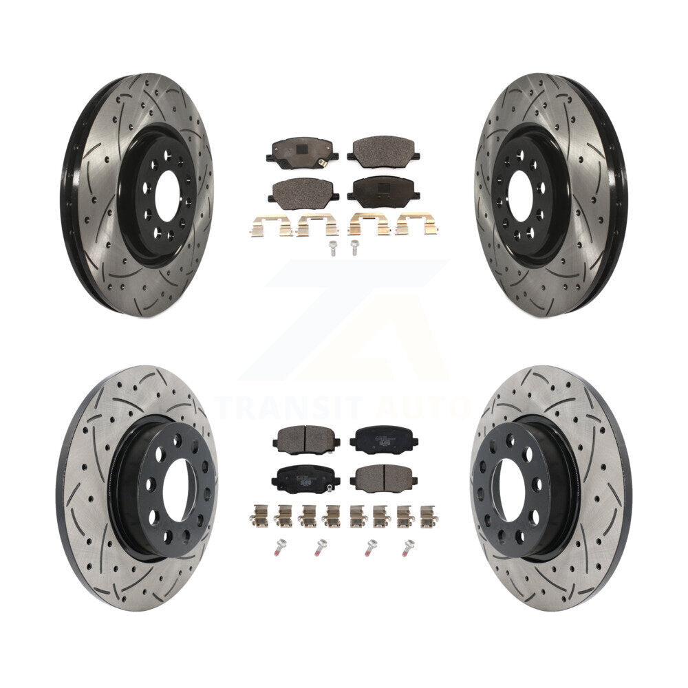 Performance Upgrade Brake Kit For 2023 Dodge Hornet Without Red Painted Calipers KDT-102159 Transit Auto