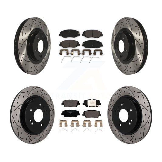 Performance Upgrade Brake Kit For 2019 Hyundai Santa Fe With Dual Piston Front Caliper KDT-102161 Transit Auto