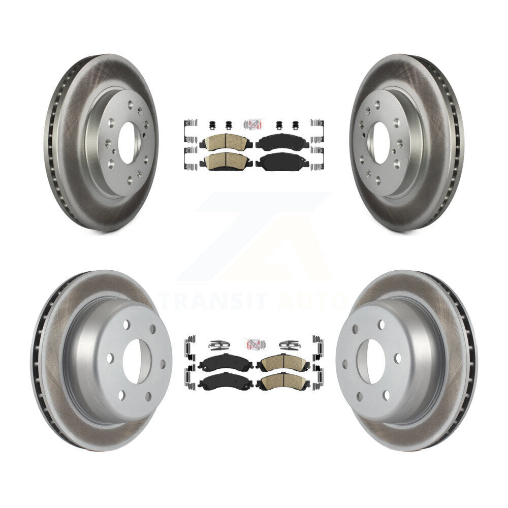 Coated Upgrade Brake Kit For 2005 Chevrolet Silverado 1500 Drum rear brakes. With Dual Piston Caliper KGA-104758 Transit Auto
