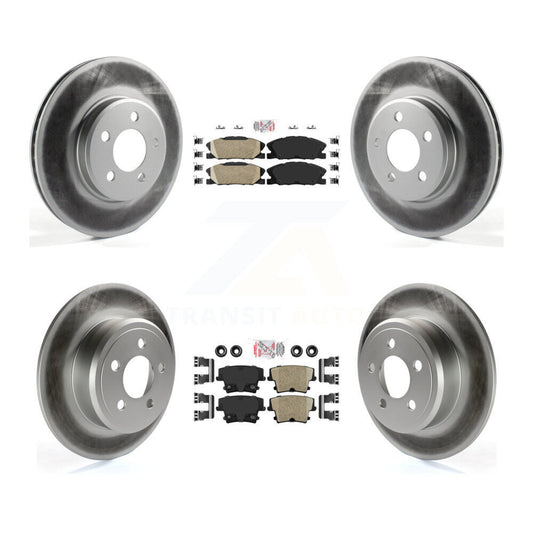 Coated Upgrade Brake Kit For 2014 Dodge Charger Pursuit and with RWD and 3.6L KGA-104972 Transit Auto