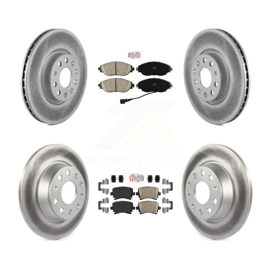 Coated Upgrade Brake Kit For 2017 Volkswagen CC 4 Motion KGA-105042 Transit Auto