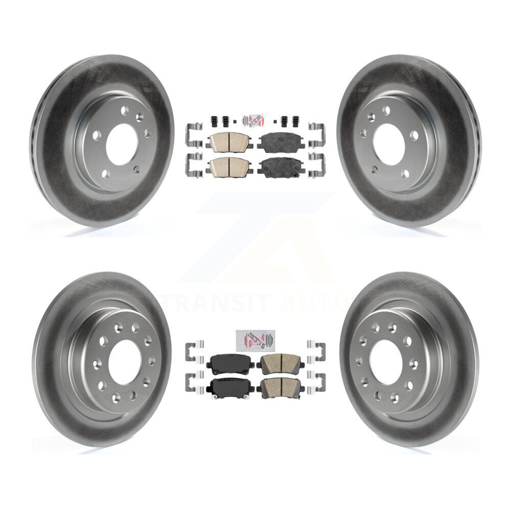 Coated Upgrade Brake Kit For 2016 Chevrolet Malibu Carryover Model KGA-105148 Transit Auto