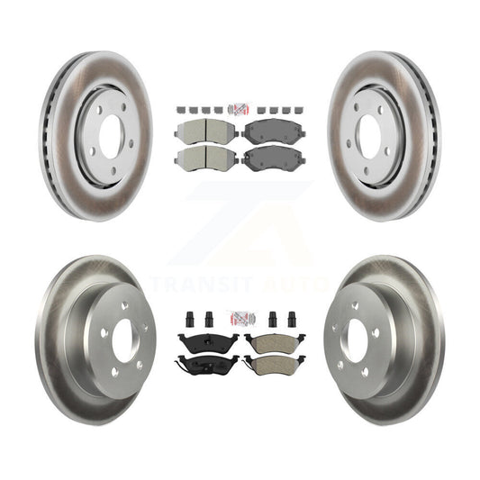 Coated Upgrade Brake Kit For 2001 Dodge Caravan Drum rear brakes KGA-105342 Transit Auto