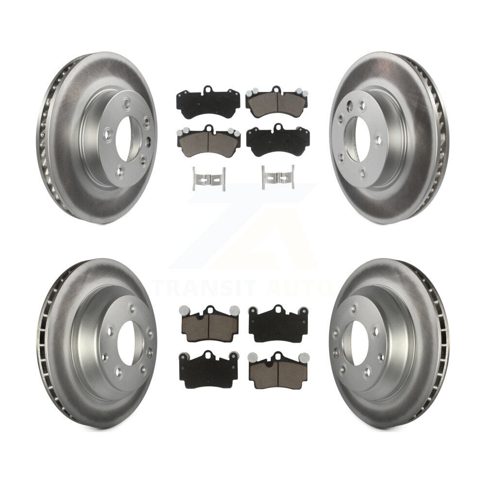 Coated Upgrade Brake Kit For 2004 Volkswagen Touareg With 330mm Diameter Front Rotor KGC-100003 Transit Auto