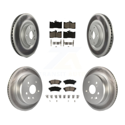Coated Upgrade Brake Kit For 2020 Lexus IS300 3.5L KGC-100007 Transit Auto