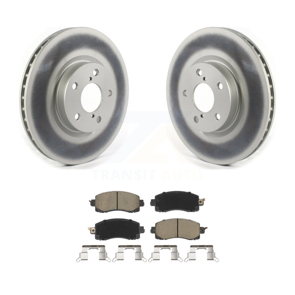 Coated Upgrade Brake Kit For 2022 Subaru Impreza With 276mm Diameter Front Rotor KGC-100907 Transit Auto