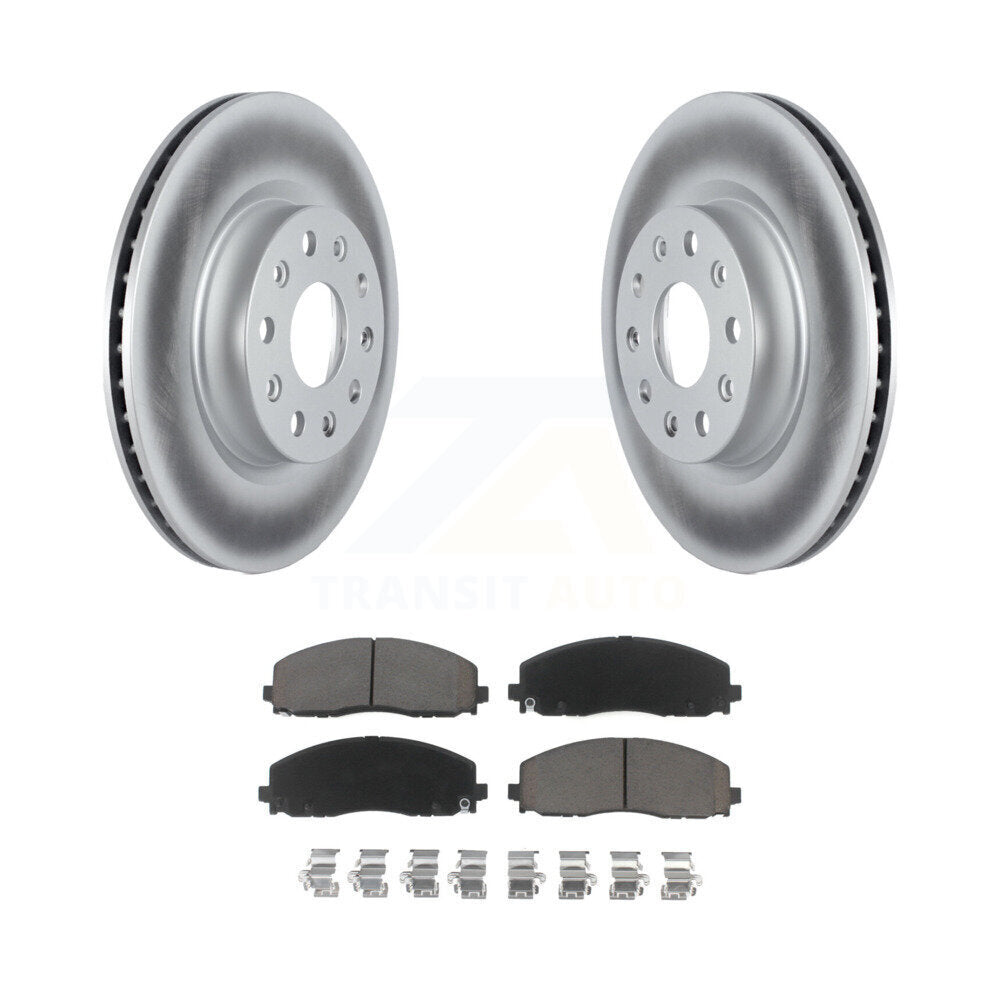 Coated Upgrade Brake Kit For 2021 Jeep Wrangler Without Heavy Duty Brakes and Brake Code BRY KGC-102904 Transit Auto