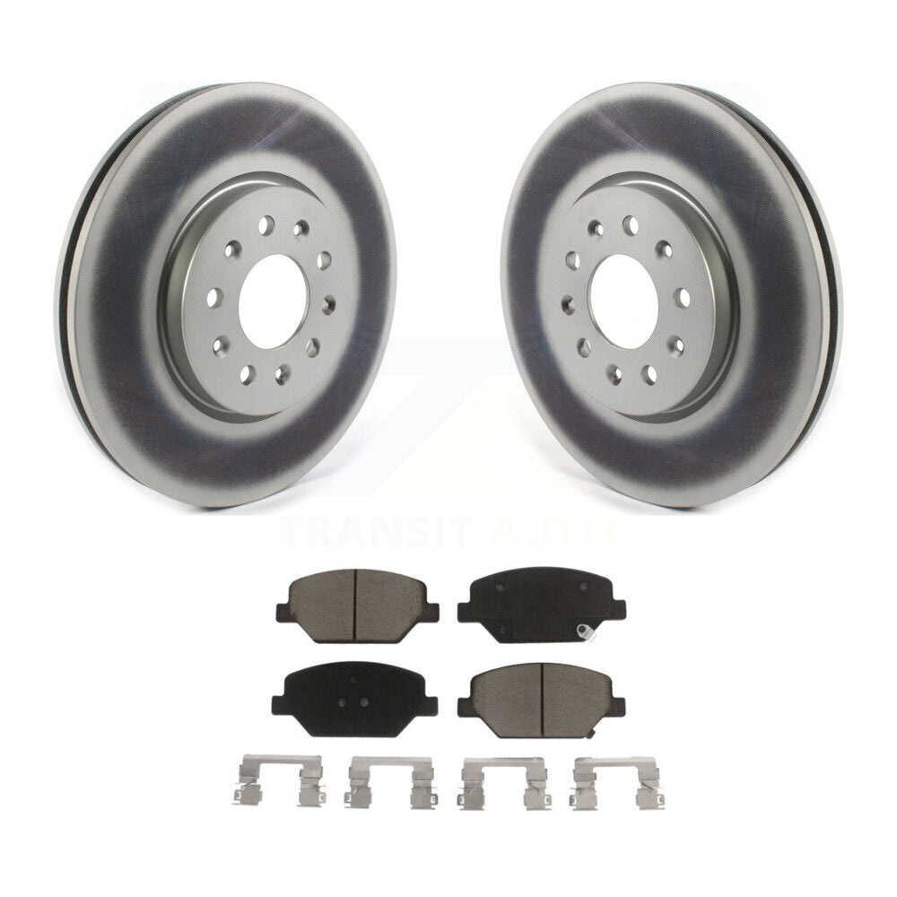 Coated Upgrade Brake Kit For 2017 Buick Envision With 315mm Diameter Rear Rotor KGC-100682 Transit Auto