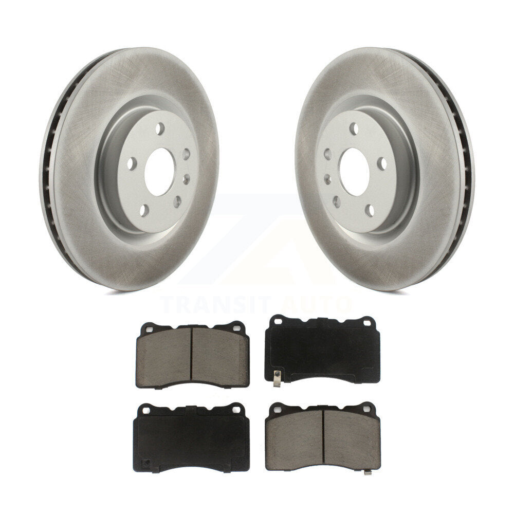 Coated Upgrade Brake Kit For 2019 Cadillac XTS Without Heavy Duty Brakes KGC-101003 Transit Auto