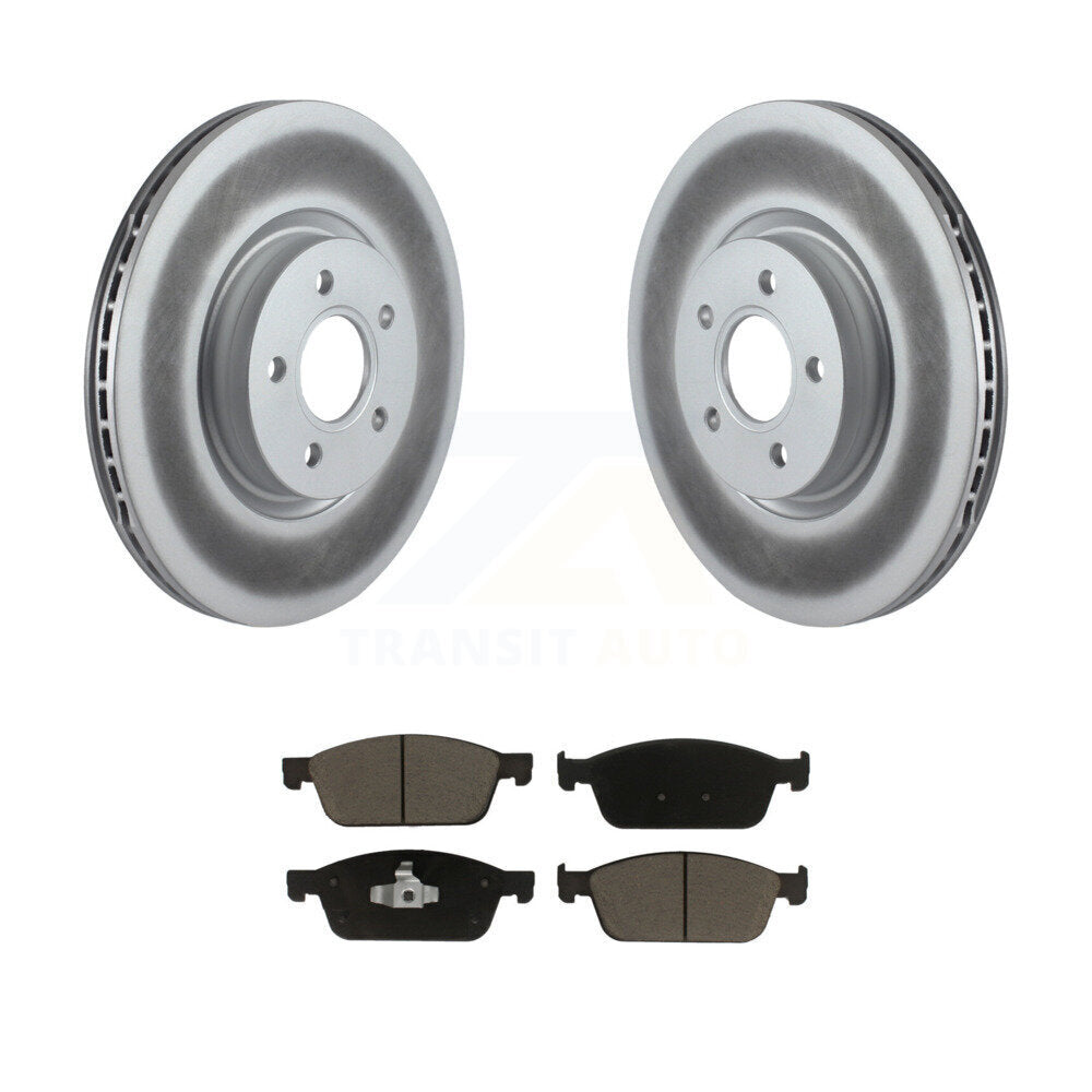 Coated Upgrade Brake Kit For 2017 Ford Escape 2.0L KGC-100741 Transit Auto