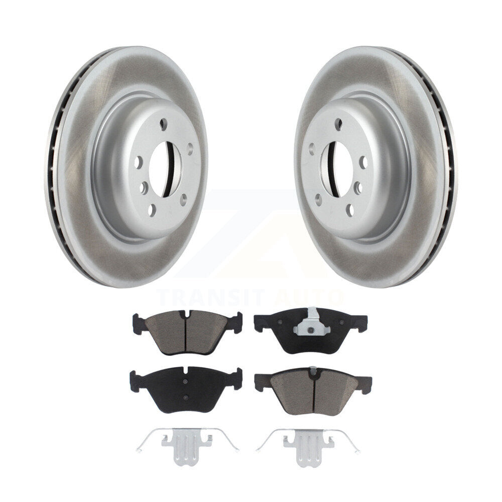 Coated Upgrade Brake Kit For 2013 BMW 528i xDrive Without Performance Brakes and With 330mm Diameter Front Rotor KGC-101370 Transit Auto