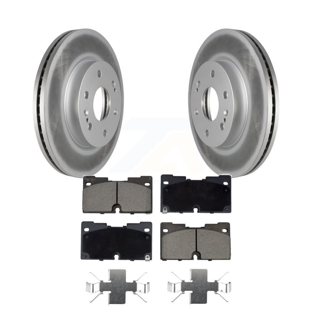 Coated Upgrade Brake Kit For 2023 Chevrolet Silverado 1500 With 4 Piston Front Caliper KGC-102197 Transit Auto