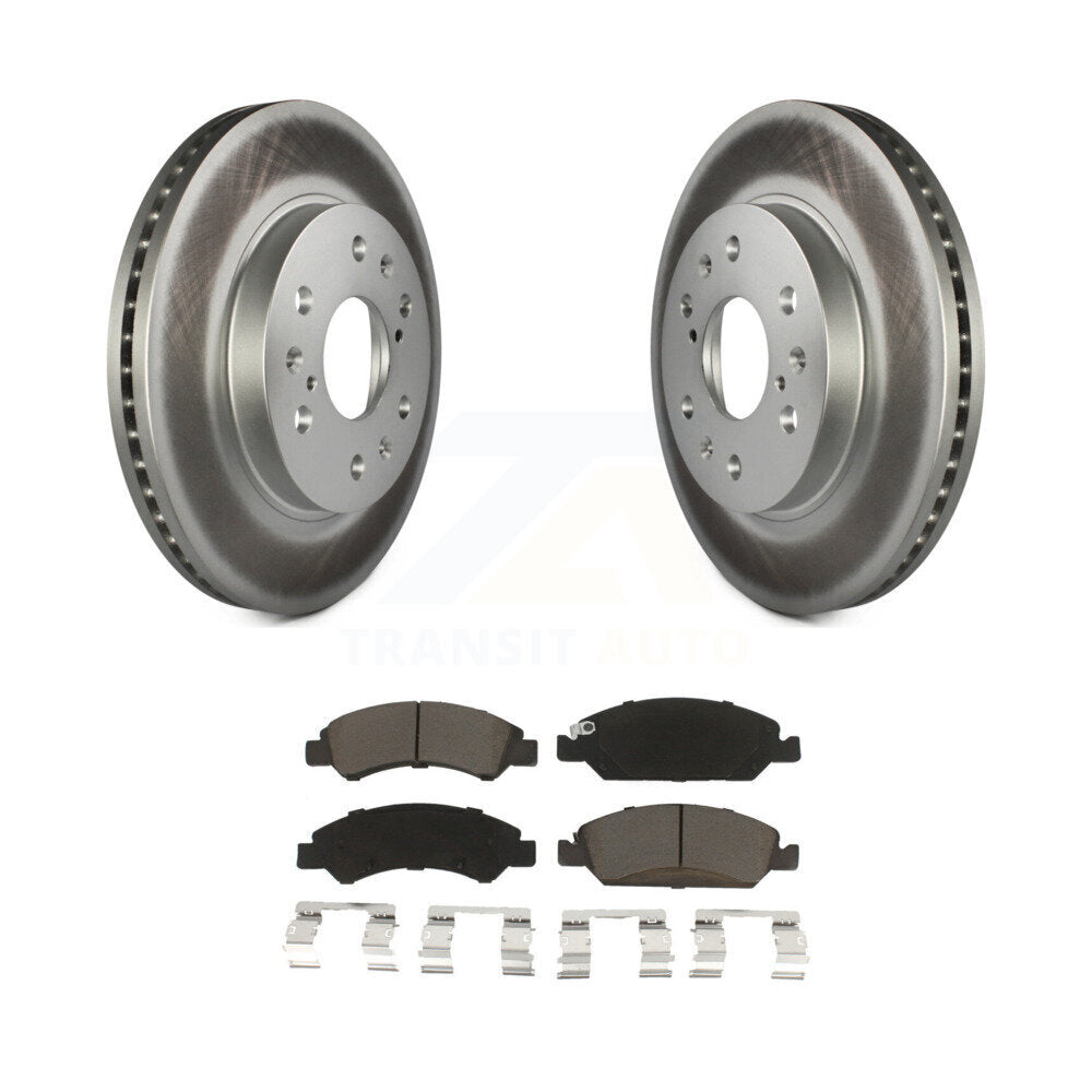 Coated Upgrade Brake Kit For 2009 GMC Savana 1500 KGC-101380 Transit Auto