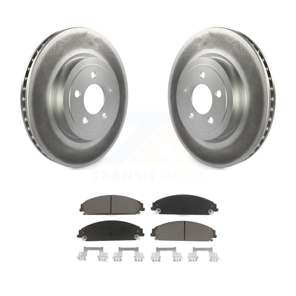 Coated Upgrade Brake Kit For 2011 Dodge Charger 3.6L. With Police Package KGC-100649 Transit Auto