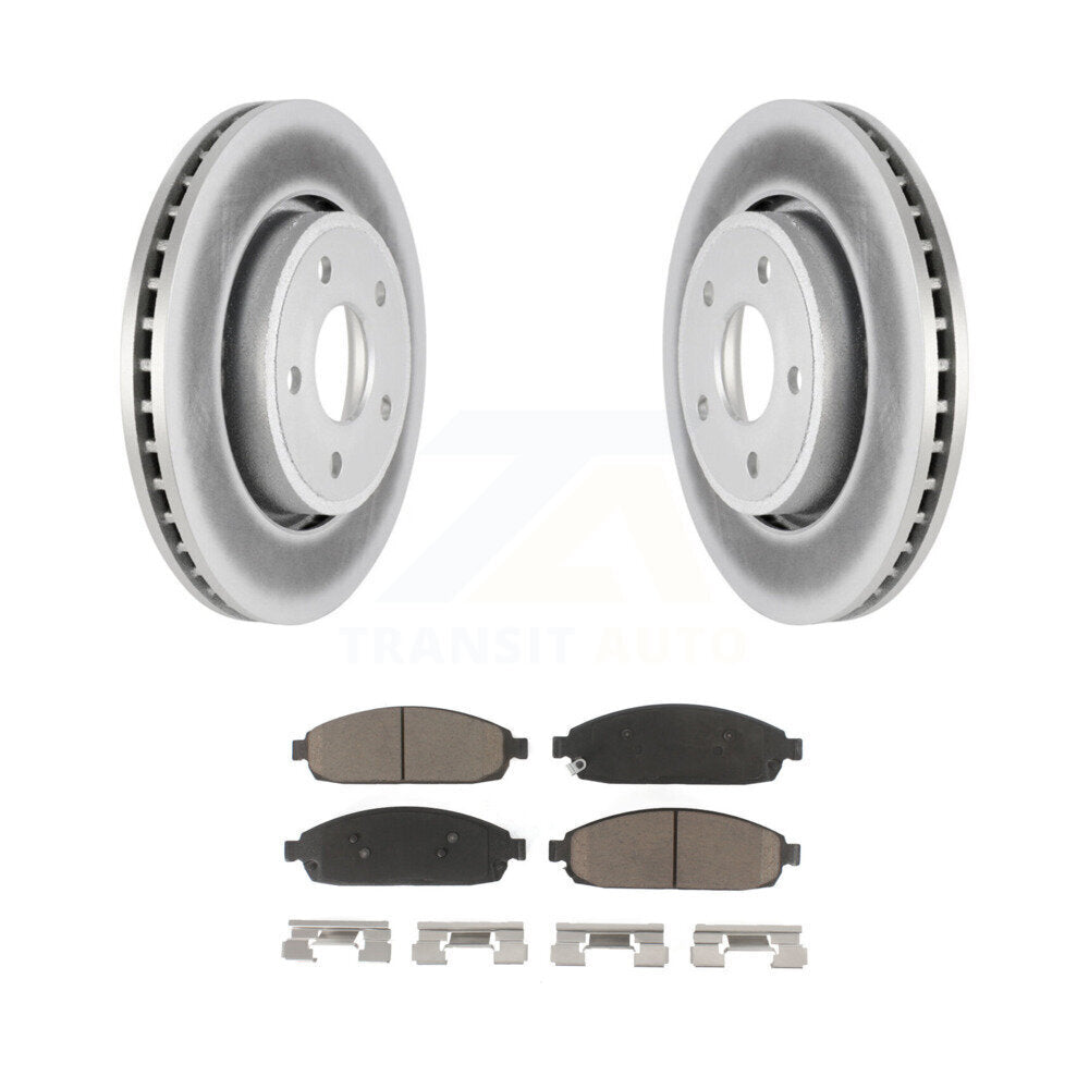 Coated Upgrade Brake Kit For 2007 Jeep Commander KGC-101284 Transit Auto