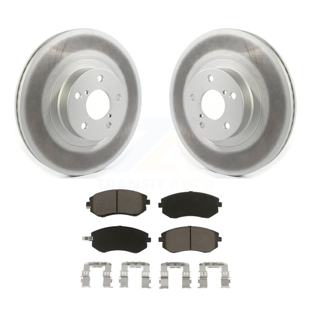 Coated Upgrade Brake Kit For 2008 Subaru Impreza WRX STI KGC-100922 Transit Auto