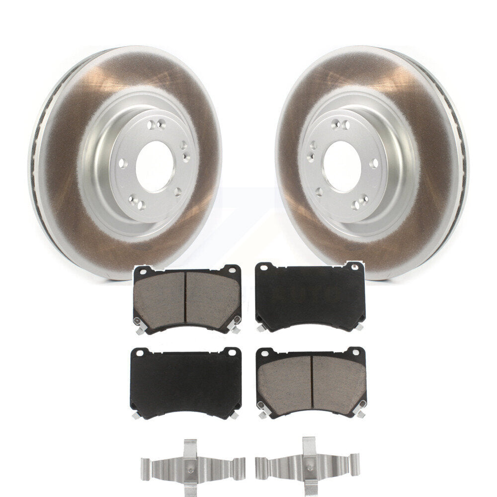 Coated Upgrade Brake Kit For 2009 Hyundai Genesis 4.6L KGC-100847 Transit Auto
