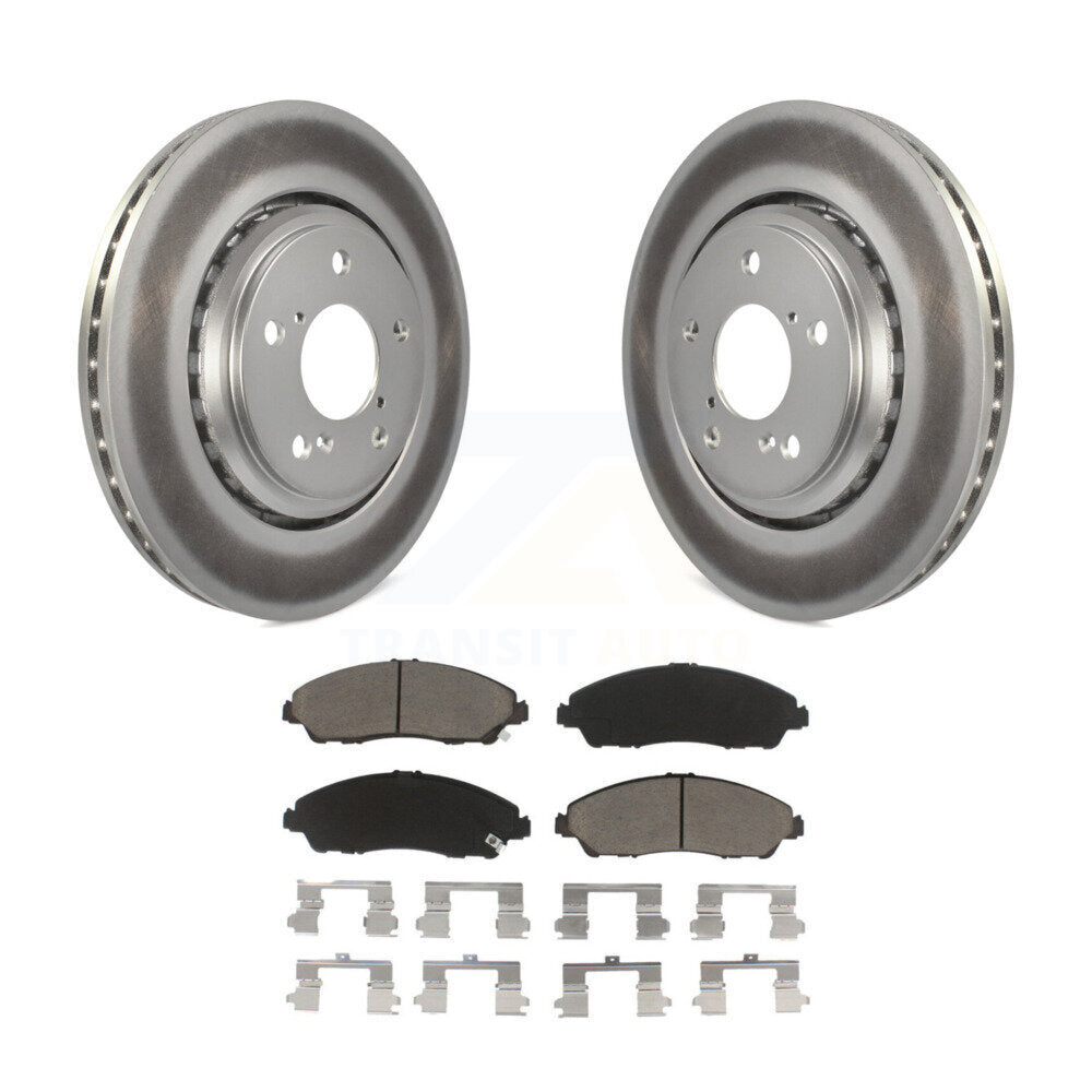Coated Upgrade Brake Kit For 2017 Acura MDX KGC-100733 Transit Auto
