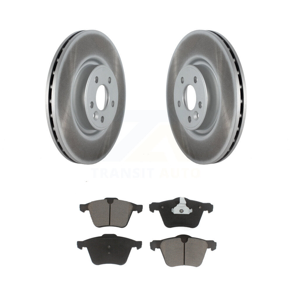 Coated Upgrade Brake Kit For 2013 Volvo S60 With 336mm Diameter Front Rotor KGC-101248 Transit Auto