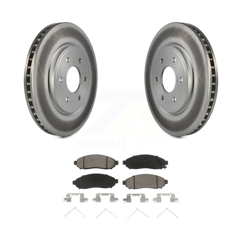 Coated Upgrade Brake Kit For 2005 Nissan Pathfinder KGC-101391 Transit Auto
