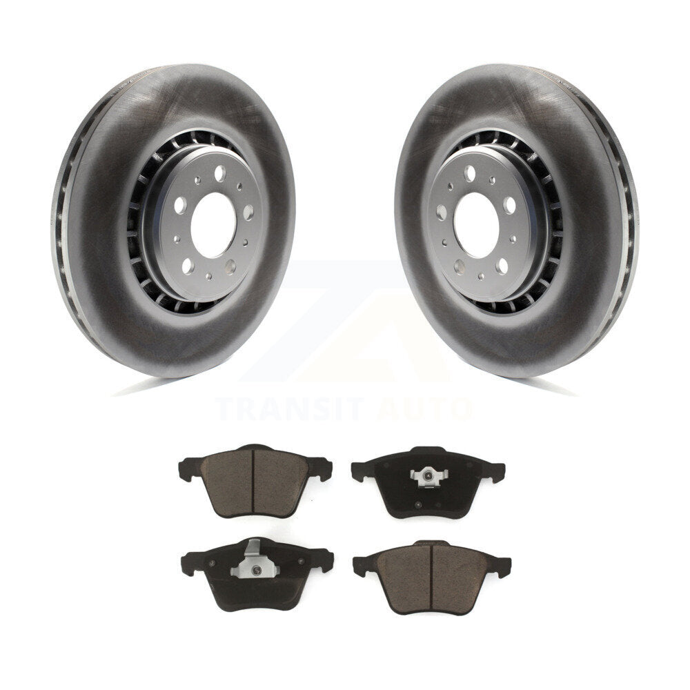 Coated Upgrade Brake Kit For 2011 Volvo XC90 With 336mm Diameter Front Rotor KGC-101348 Transit Auto