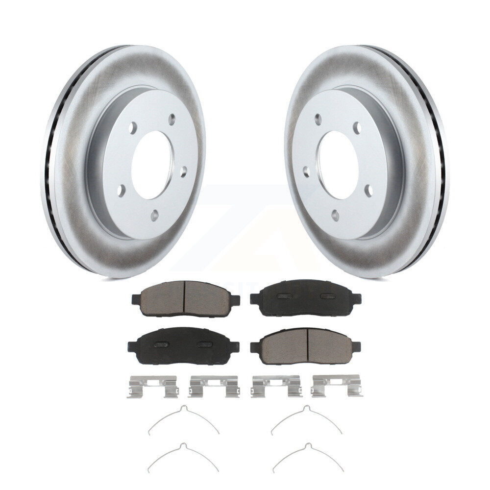 Coated Upgrade Brake Kit For 2004 Ford F-150 4WD. With 5 Lug Wheels and 11th Digit Of Vin Is C KGC-101368 Transit Auto