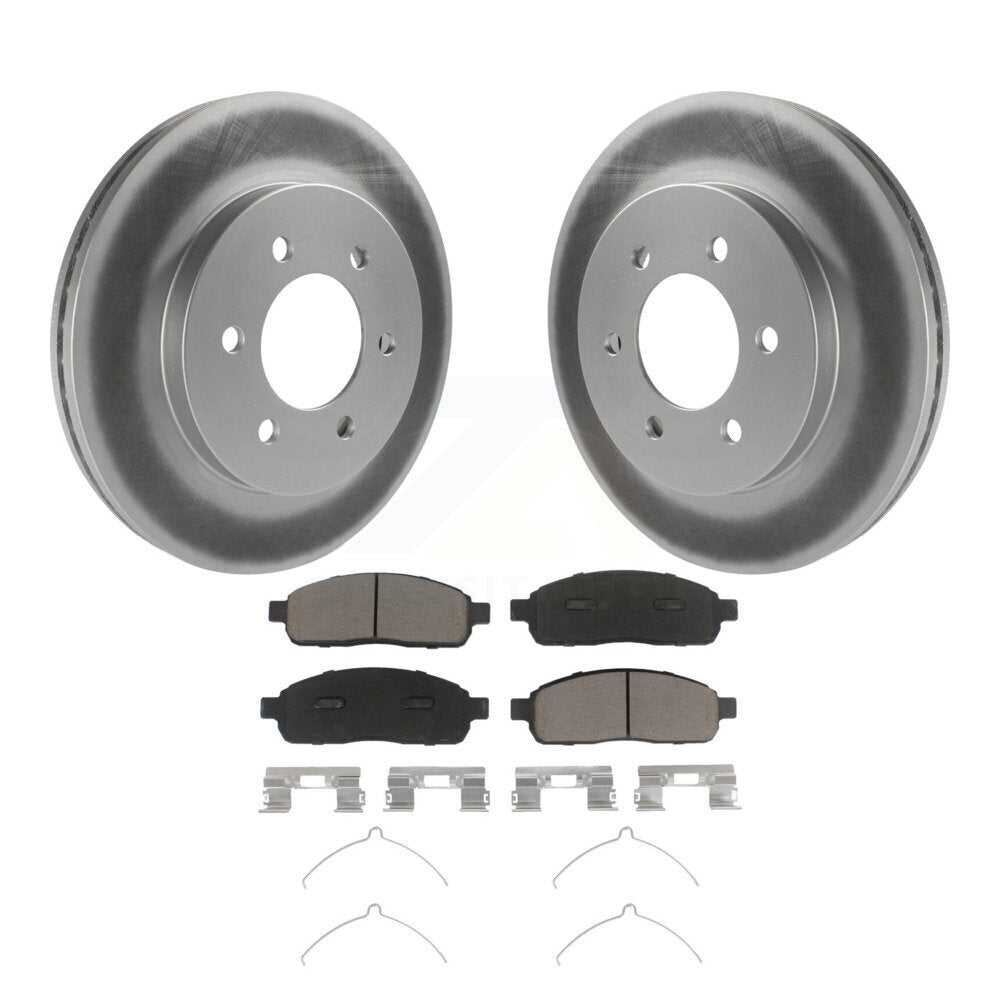 Coated Upgrade Brake Kit For 2007 Lincoln Mark LT 4WD. With 6 Lug Wheels KGC-101363 Transit Auto