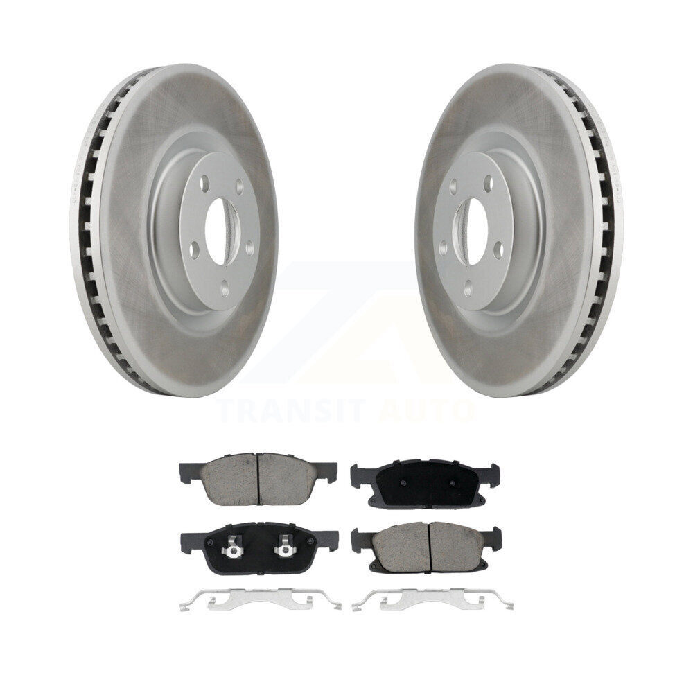 Coated Upgrade Brake Kit For 2020 Lincoln Continental With 316mm Diameter Front Rotor KGC-100747 Transit Auto