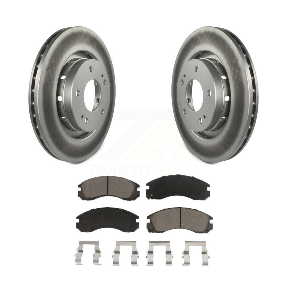 Coated Upgrade Brake Kit For 2005 Mitsubishi Outlander KGC-100693 Transit Auto