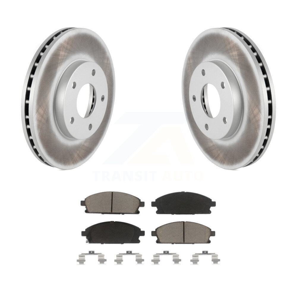 Coated Upgrade Brake Kit For 2005 Nissan X-Trail KGC-101189 Transit Auto