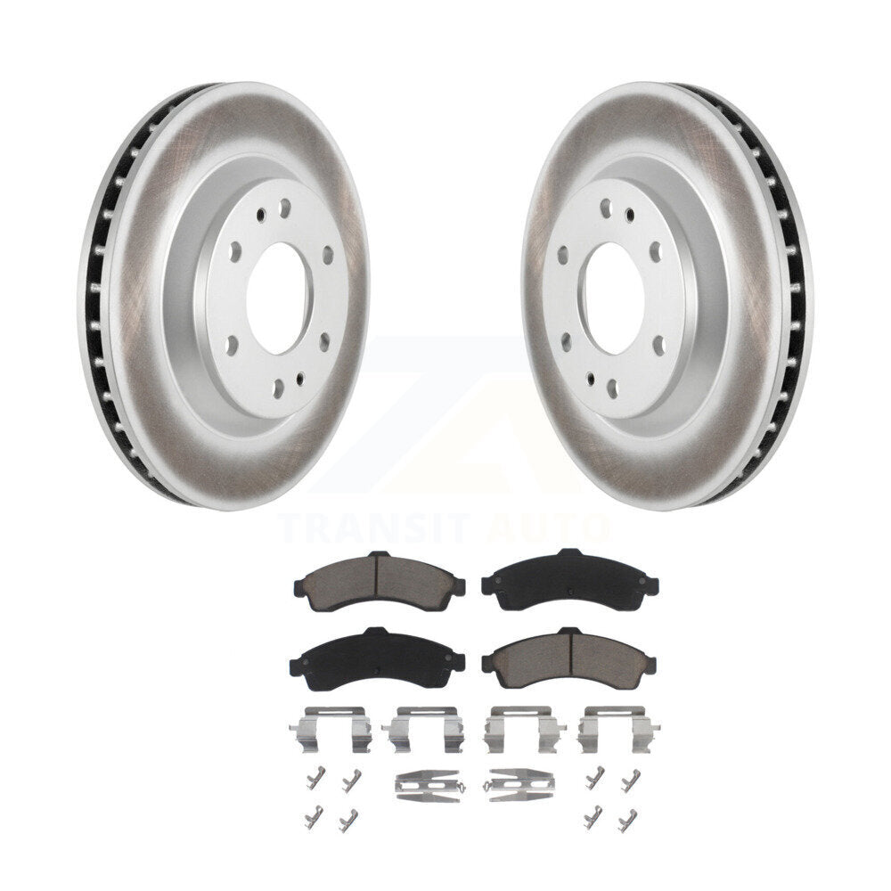 Coated Upgrade Brake Kit For 2004 Buick Rainier 4.2L KGC-101236 Transit Auto