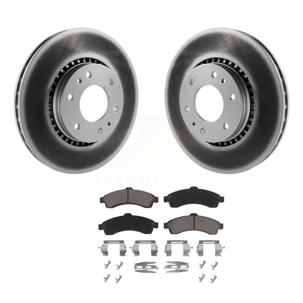 Coated Upgrade Brake Kit For 2005 Saab 9-7x KGC-101237 Transit Auto