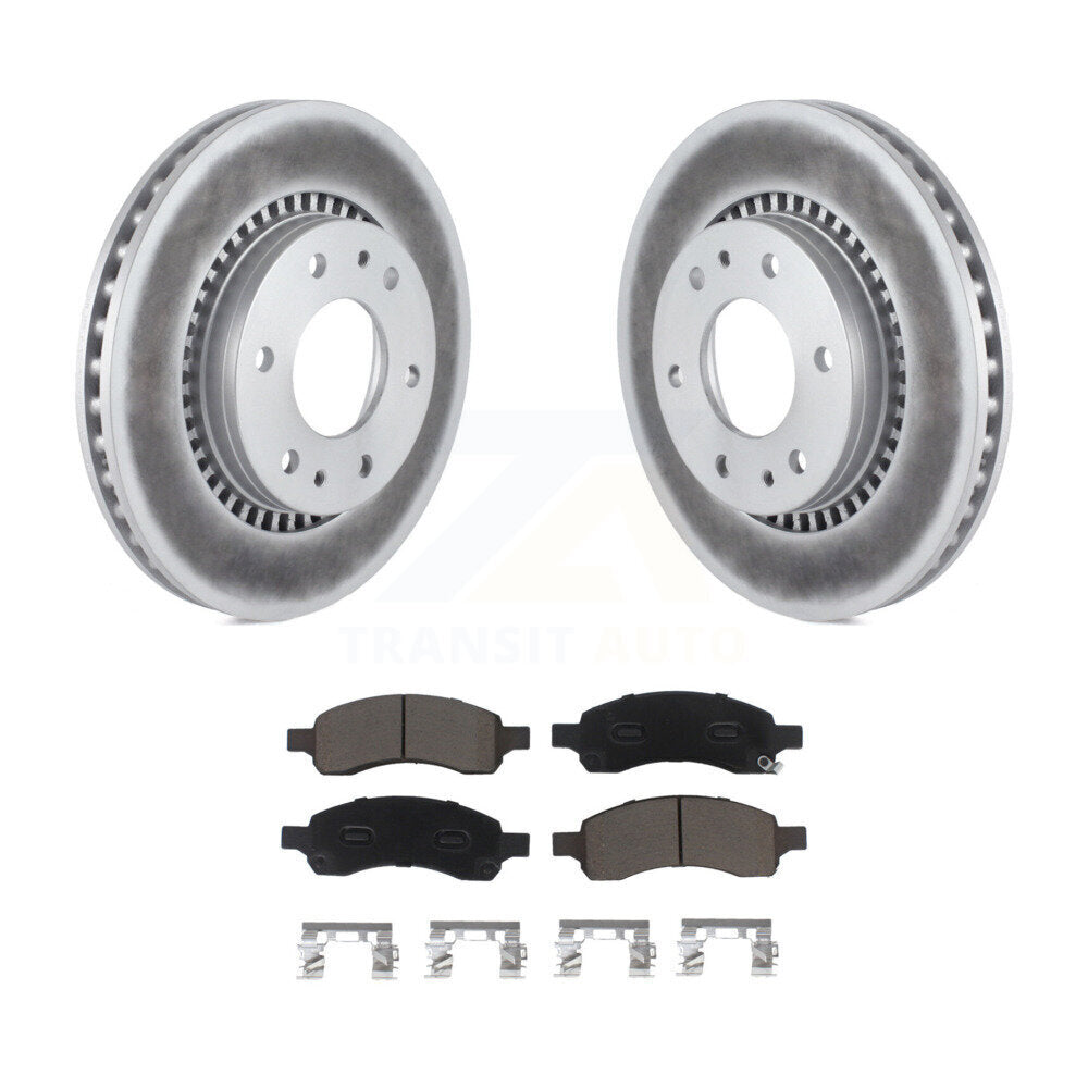 Coated Upgrade Brake Kit For 2006 Buick Rainier 4.2L KGC-101234 Transit Auto