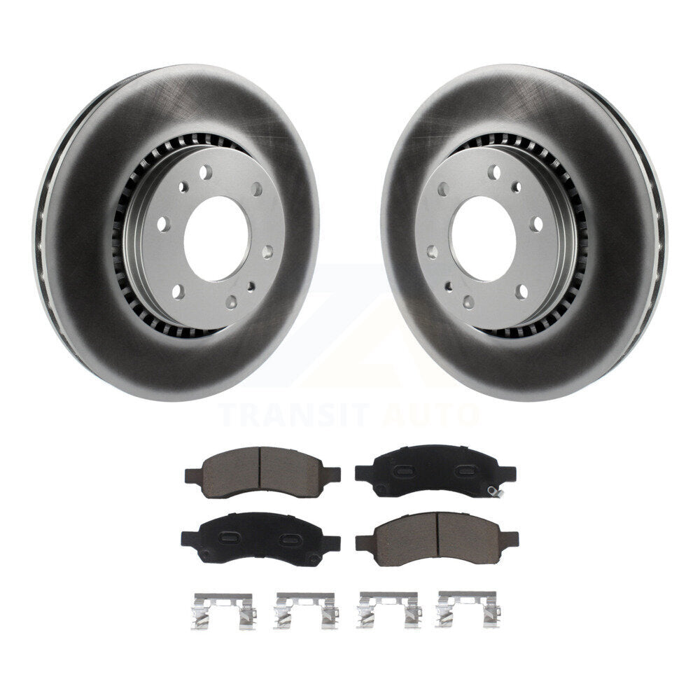 Coated Upgrade Brake Kit For 2007 Saab 9-7x KGC-101235 Transit Auto