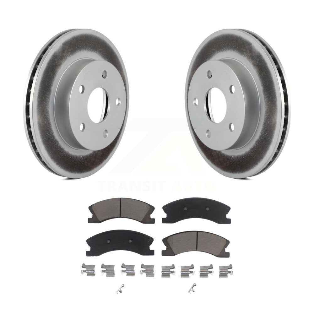 Coated Upgrade Brake Kit For 2004 Jeep Grand Cherokee KGC-100985 Transit Auto