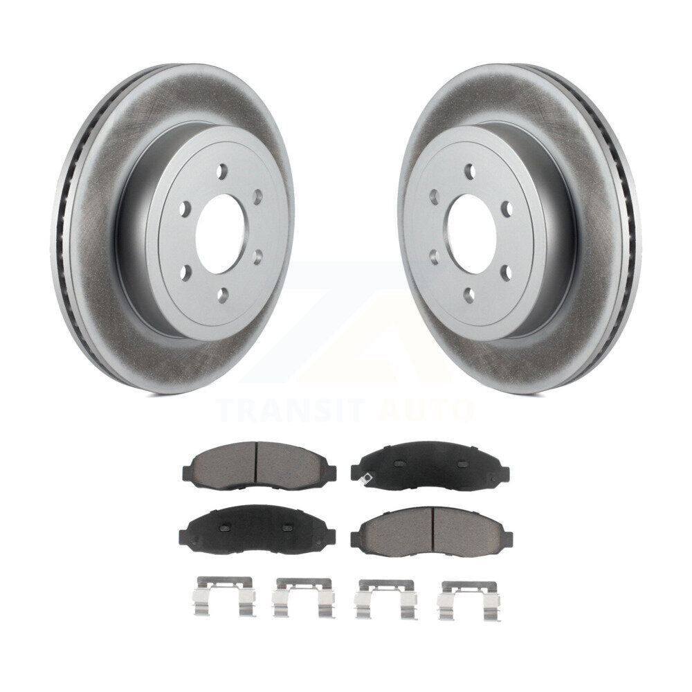 Coated Upgrade Brake Kit For 2004 Dodge Dakota KGC-100600 Transit Auto