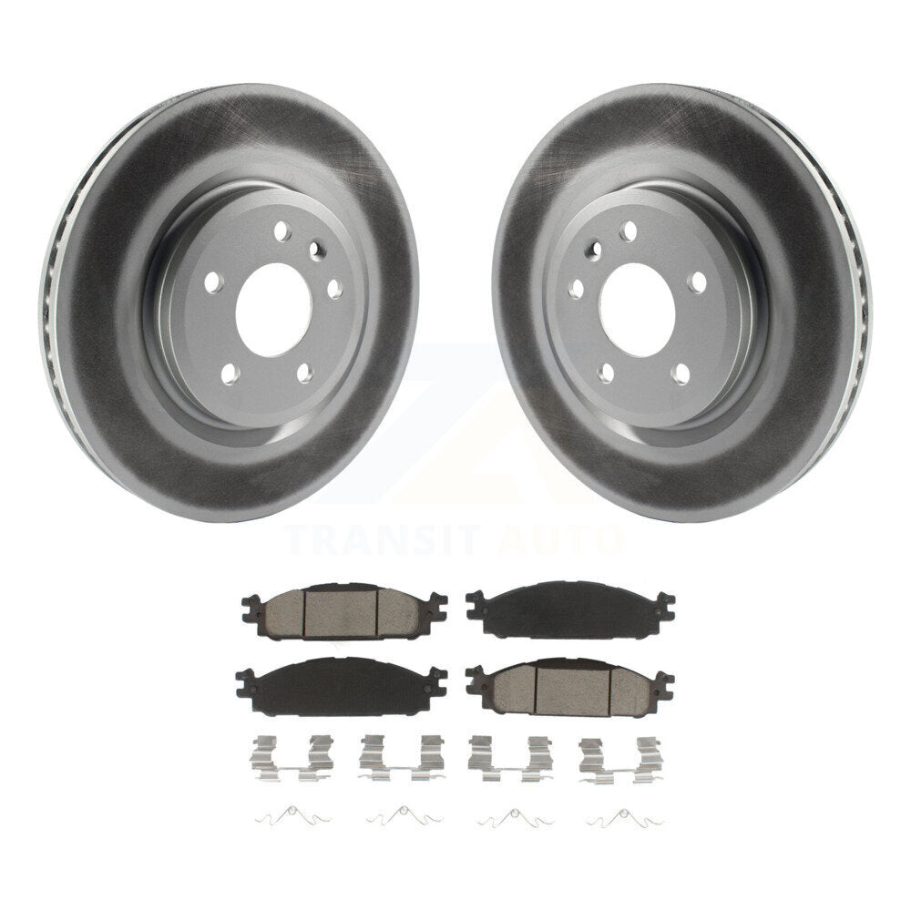 Coated Upgrade Brake Kit For 2011 Lincoln MKS KGC-100696 Transit Auto