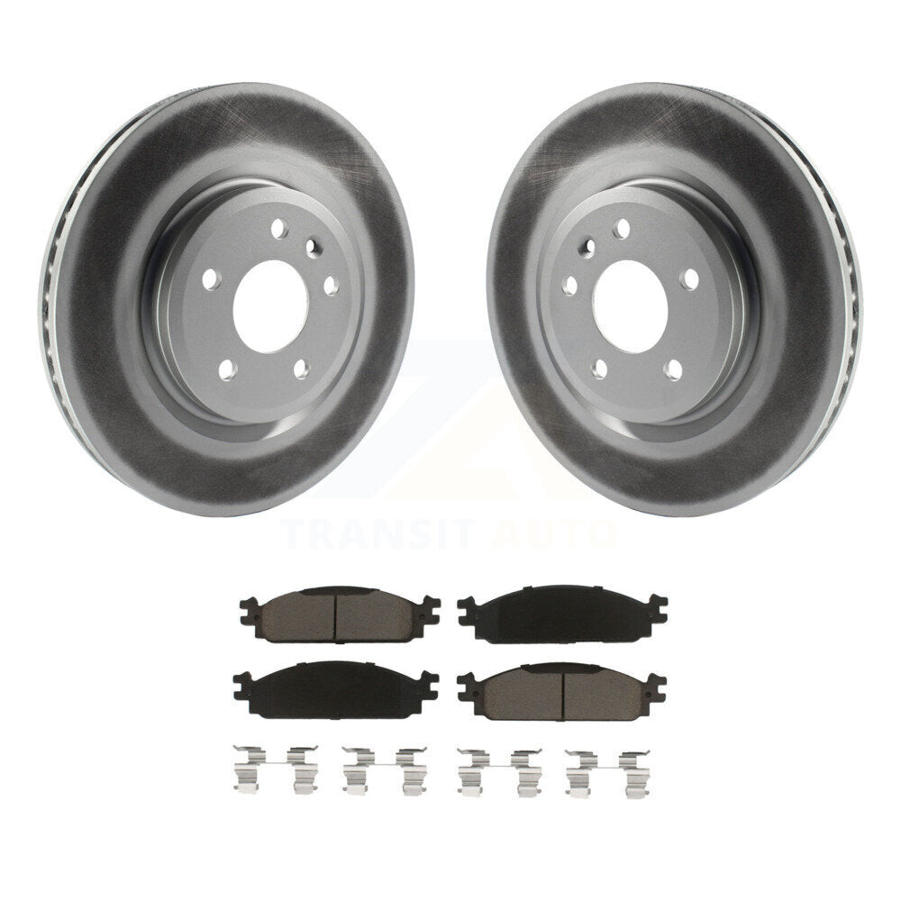 Coated Upgrade Brake Kit For 2009 Lincoln MKS KGC-100699 Transit Auto