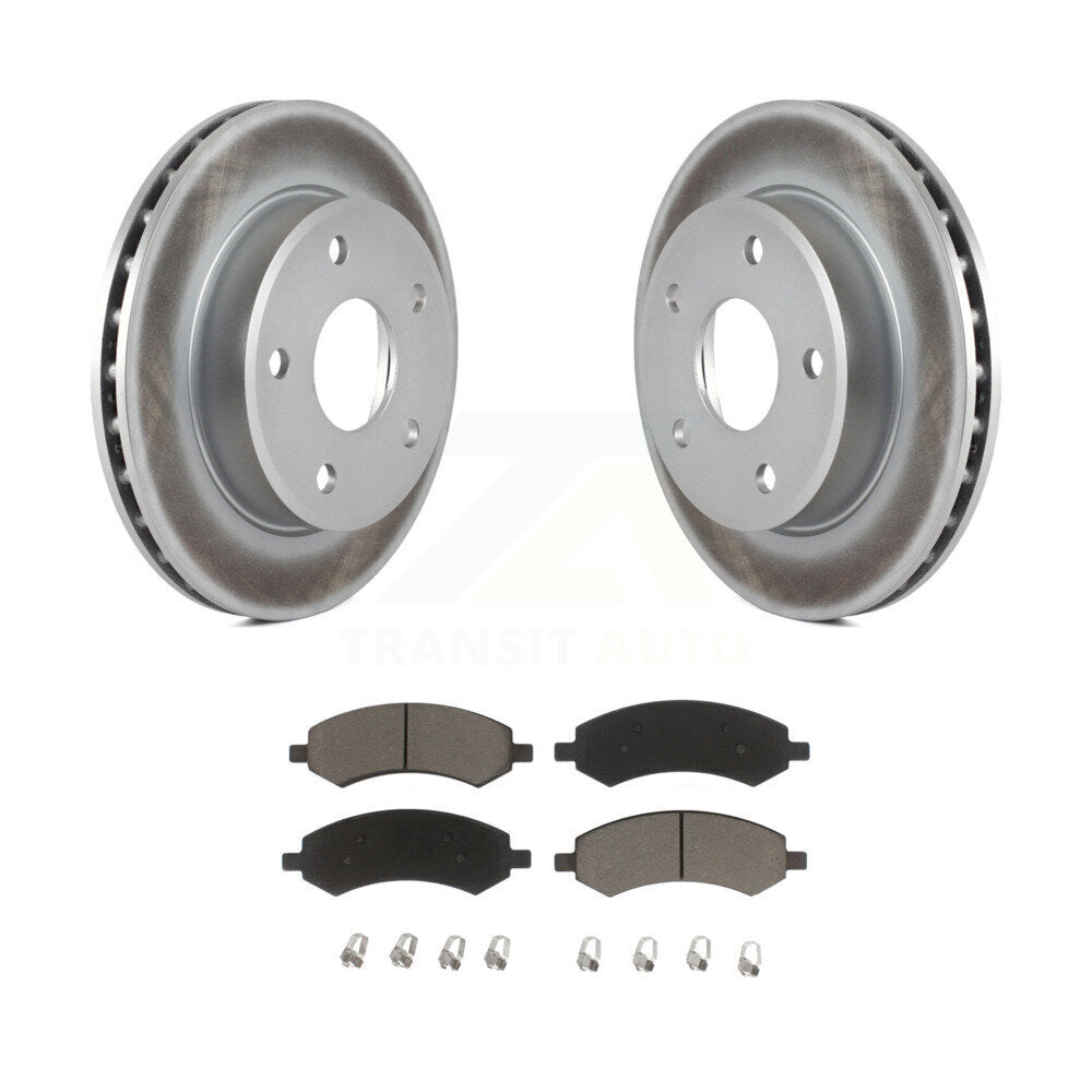 Coated Upgrade Brake Kit For 2005 Dodge Dakota Transit Auto