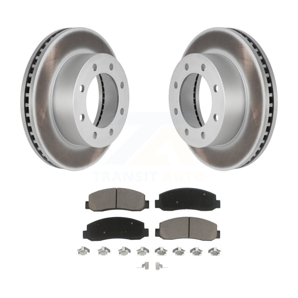 Coated Upgrade Brake Kit For 2006 Ford F-350 Super Duty 4WD. With Single Rear Wheels KGC-100611 Transit Auto