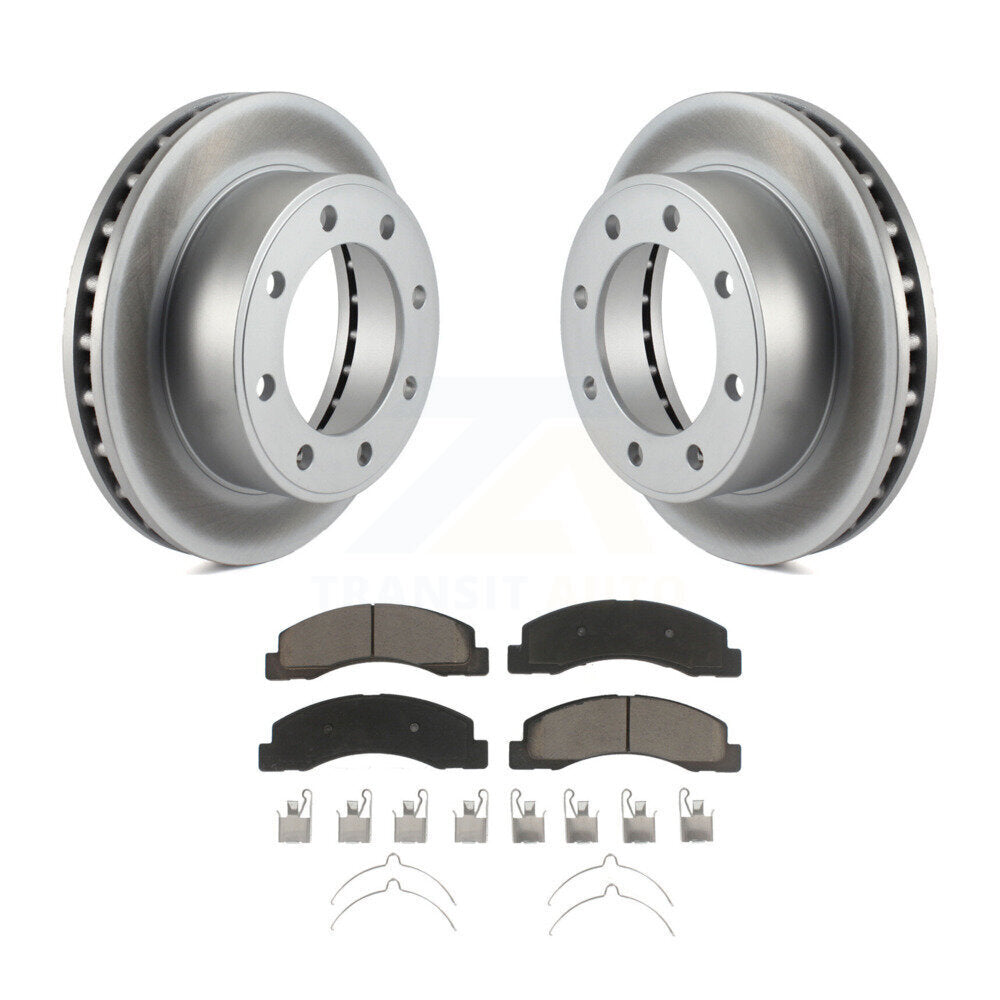 Coated Upgrade Brake Kit For 2004 Ford Excursion 4WD KGC-100771 Transit Auto