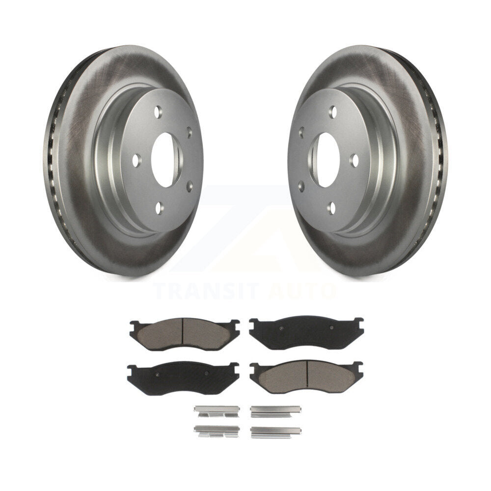 Coated Upgrade Brake Kit For 2004 Dodge Durango KGC-100636 Transit Auto