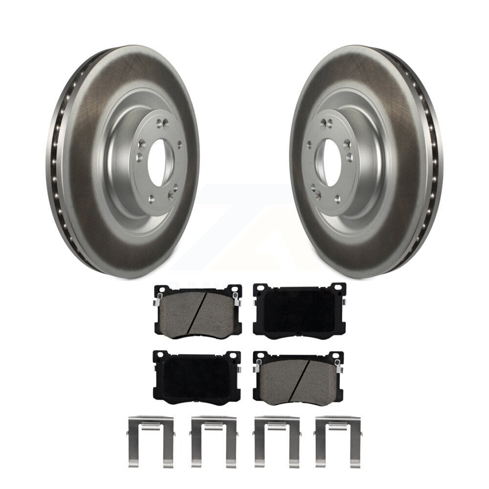Coated Upgrade Brake Kit For 2017 Genesis G80 3.8L KGC-100764 Transit Auto
