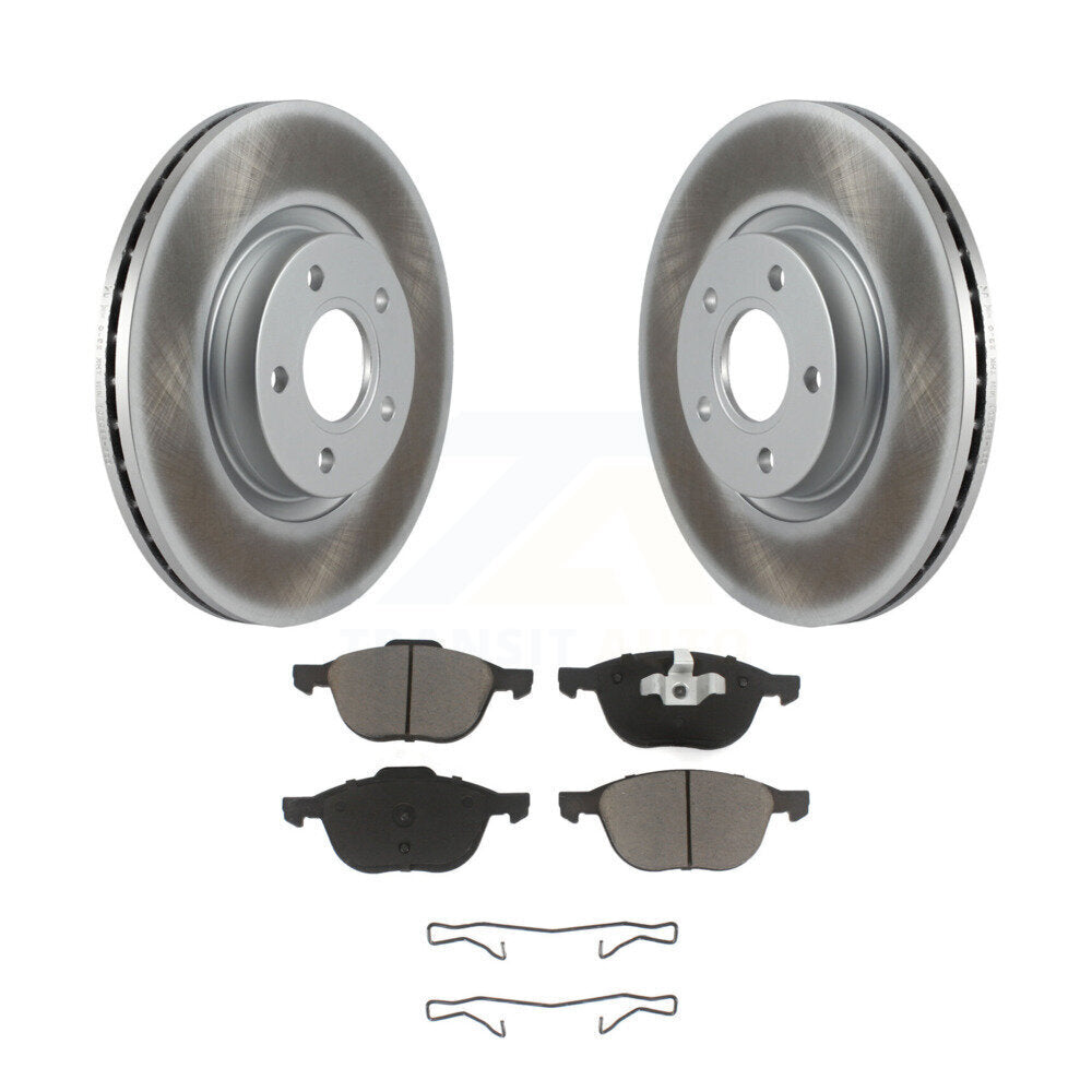 Coated Upgrade Brake Kit For 2005 Volvo S40 With 300mm Diameter Front Rotor KGC-100659 Transit Auto