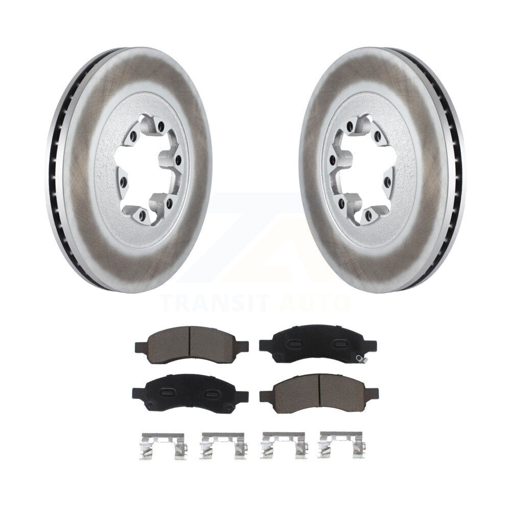 Coated Upgrade Brake Kit For 2012 GMC Canyon KGC-101997 Transit Auto